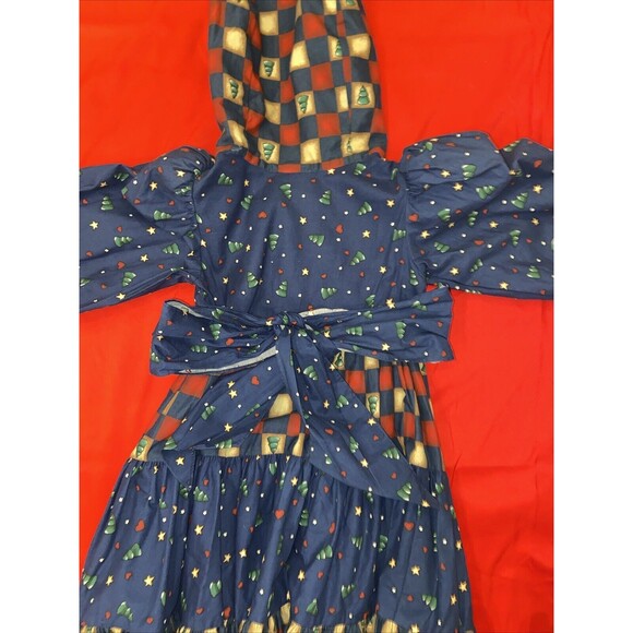 Daisy Kingdom Vintage Northwoods 3-Tier Girls Size 4 Winter Hooded Dress USA NWT - Picture 5 of 16